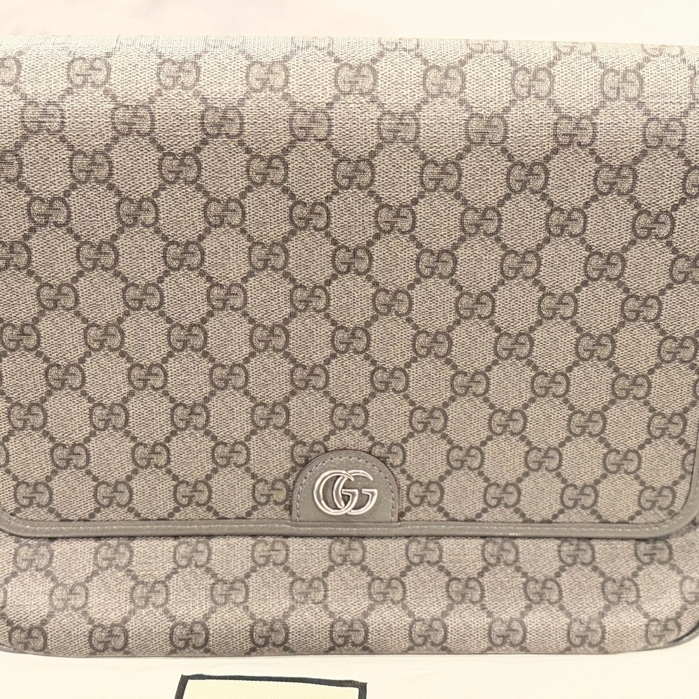Gucci Beige Monogram Shoulder Bag